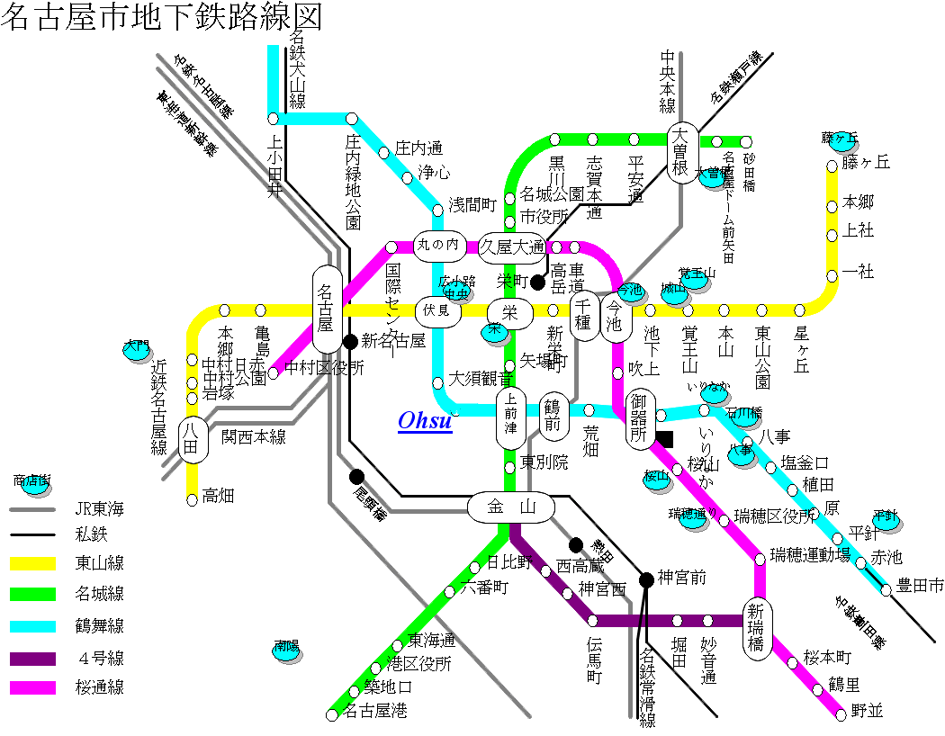 地下鉄 桜通 線 路線 図